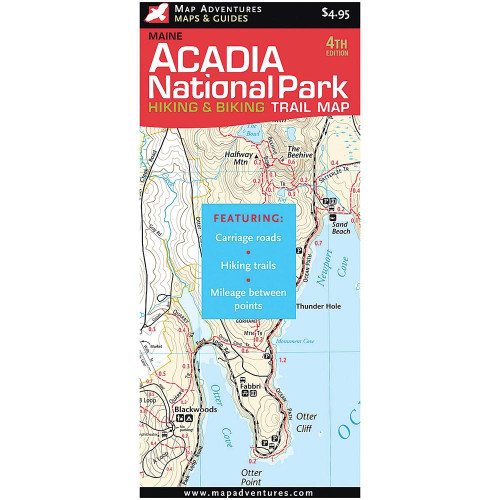 Acadia Hike/bike Trail Map