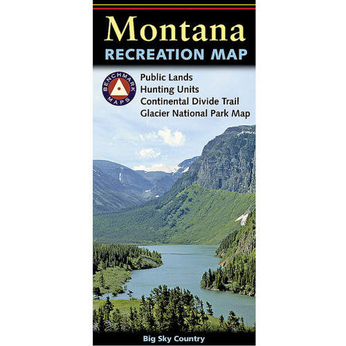 Montana Recreational Map Montana Recreational Map