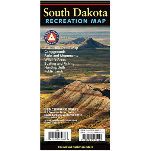 South Dakota Recreation Map