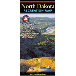 North Dakota Recreation Map