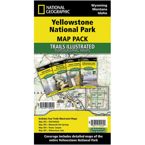 Yellowstone Np Map Pack Bundle