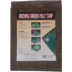 Reversible Brn/grn Tarp 6x8