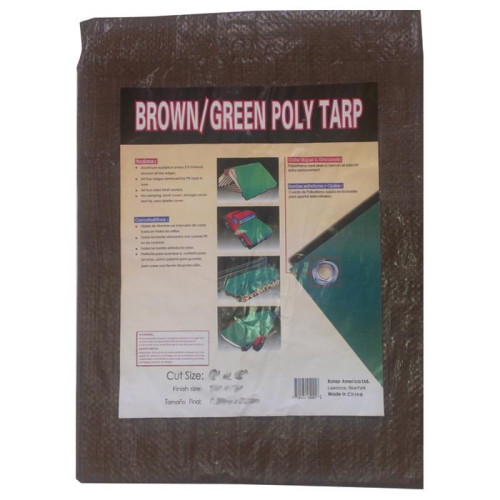 Reversible Brn/grn Tarp 10x12