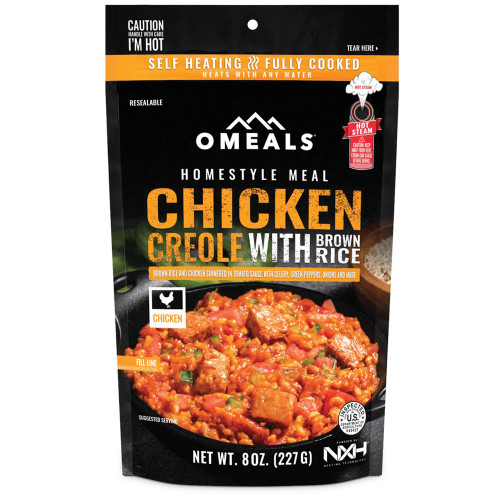 Omeals Chckn Creole W/brn Rice