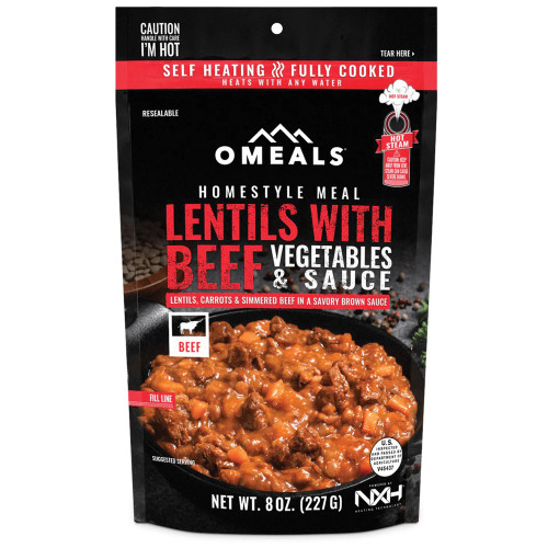 Omeals Lentils W/beef