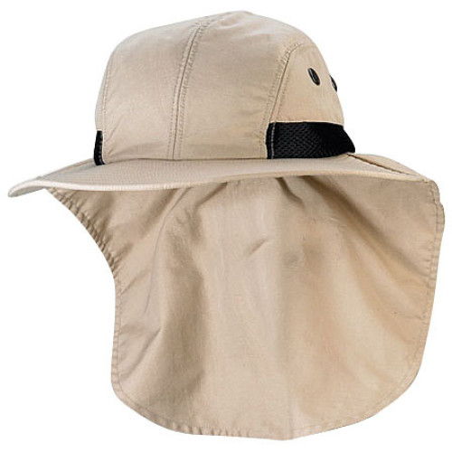 Large Bill Flap Cap Khaki