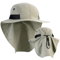 Large Bill Flap Cap Olive