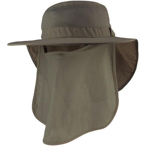 Uv Large Bill Flap Cap Olive