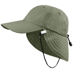 Uv Bucket Hat W/flap Olive Osf