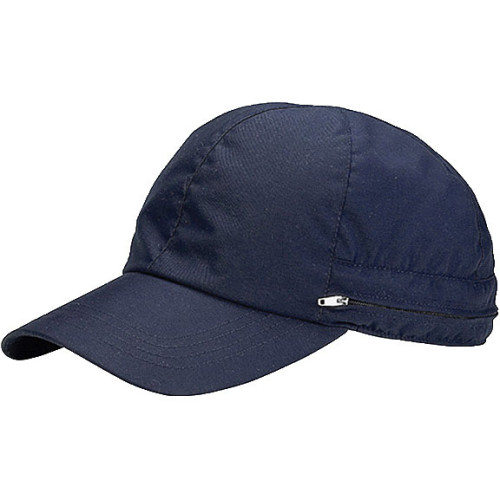 Microfiber Cap W/flap Navy Osf