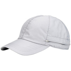 Microfiber Cap W/flap Gray Osf