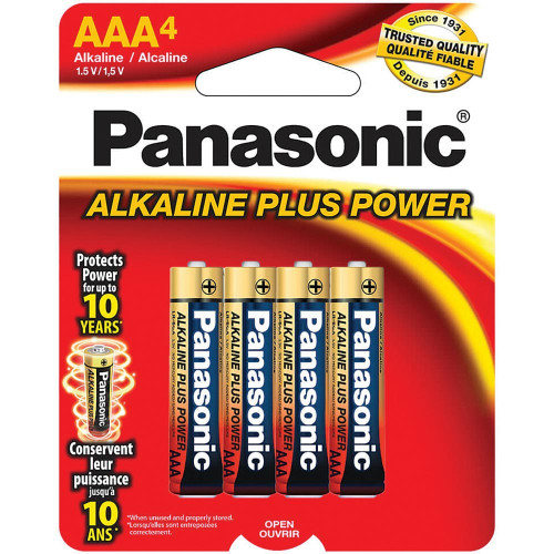 Alkaline Plus Power Aaa 4-pk