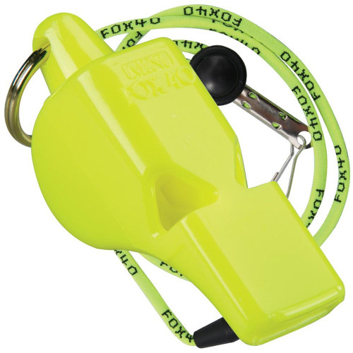 Mini Safety W/lanyard-n Yellow