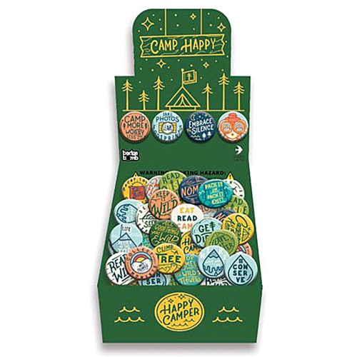 Camp Happy Buttons 120ct