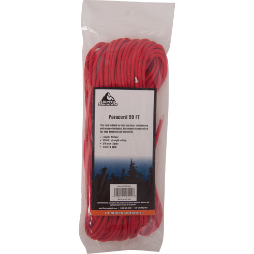 Paracord 50 Ft Red