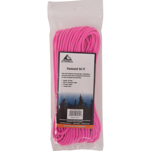 Paracord 50 Ft Neon Pink