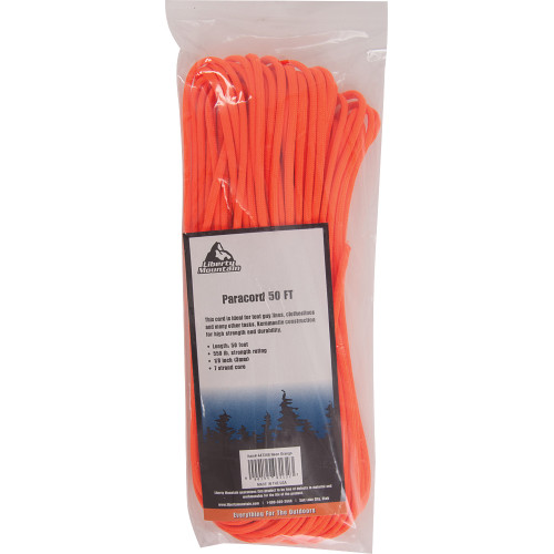 Paracord 50 Ft Neon Orange Paracord 50 Ft Neon Orange