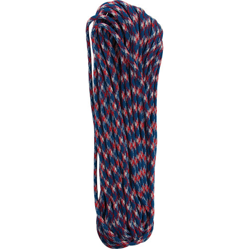Paracord 100 Ft Red White Blue