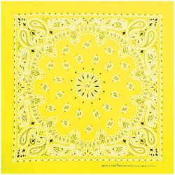 Neon Paisley Bandana Yellow Neon Paisley Bandana Yellow