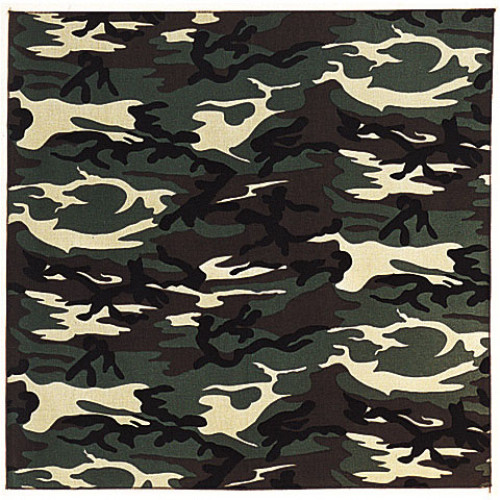 Woodland Camouflage Bandana Woodland Camouflage Bandana