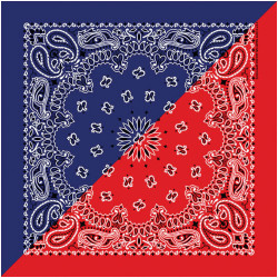 Split Paisley Navy/red Split Paisley Navy/red