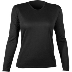 Bi-ply Crew Wmns Blk Sm