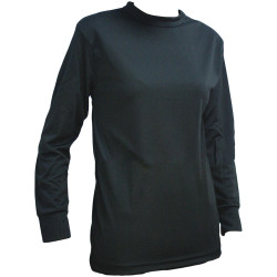 Silkyester Blk Crew Top Wmns S Silkyester Blk Crew Top Wmns S