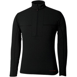 Eco Fleece Mens Ls Zip Blk Lg