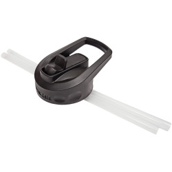 Straw Wm Lid Black Straw Wm Lid Black