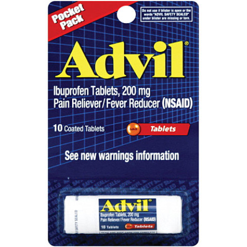 Advil 200mg Pocket Pack 10 Tab