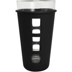 Vibe Glass Pint Silicone Black