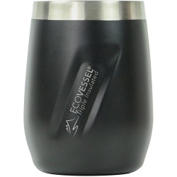Port Wine Tumbler 10oz. Black