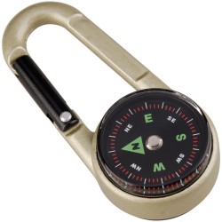 Carabiner Compass W/thermomtr Carabiner Compass W/thermomtr