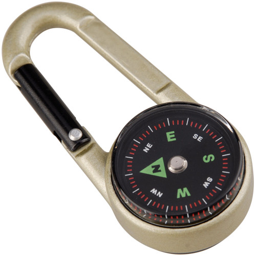 Carabiner Compass W/thermomtr Carabiner Compass W/thermomtr