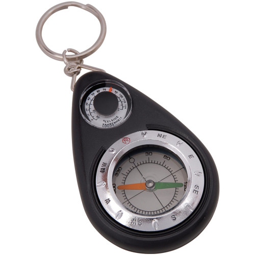 Keychain Compass W/thermometer Keychain Compass W/thermometer