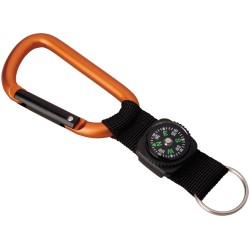 8 Mm Carabiner W/compass Strap