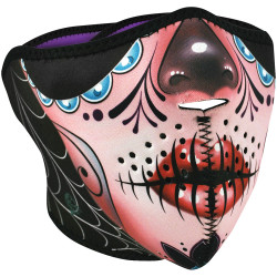 Neo 1/2 Mask Sugar Skull/purpl