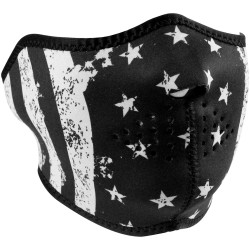 Neo 1/2 Mask Black/white Flag
