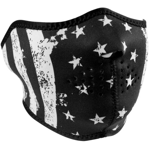 Neo 1/2 Mask Black/white Flag